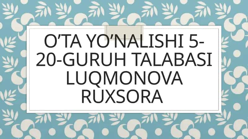 Bayon Yozish Metodikasi 1