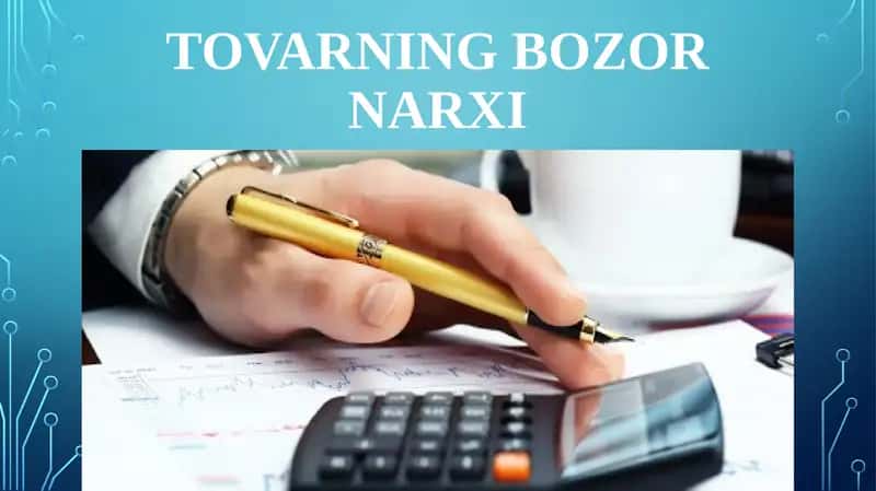 Tovarning Bozor Narxi 1
