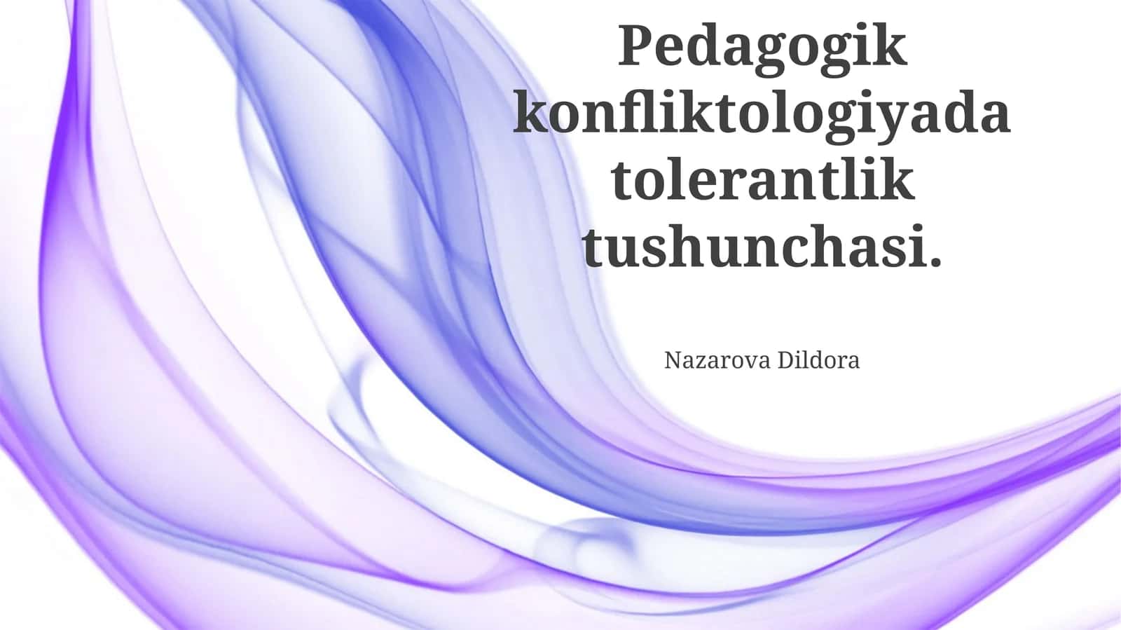 Bag'rikenglik tushunchasi 1