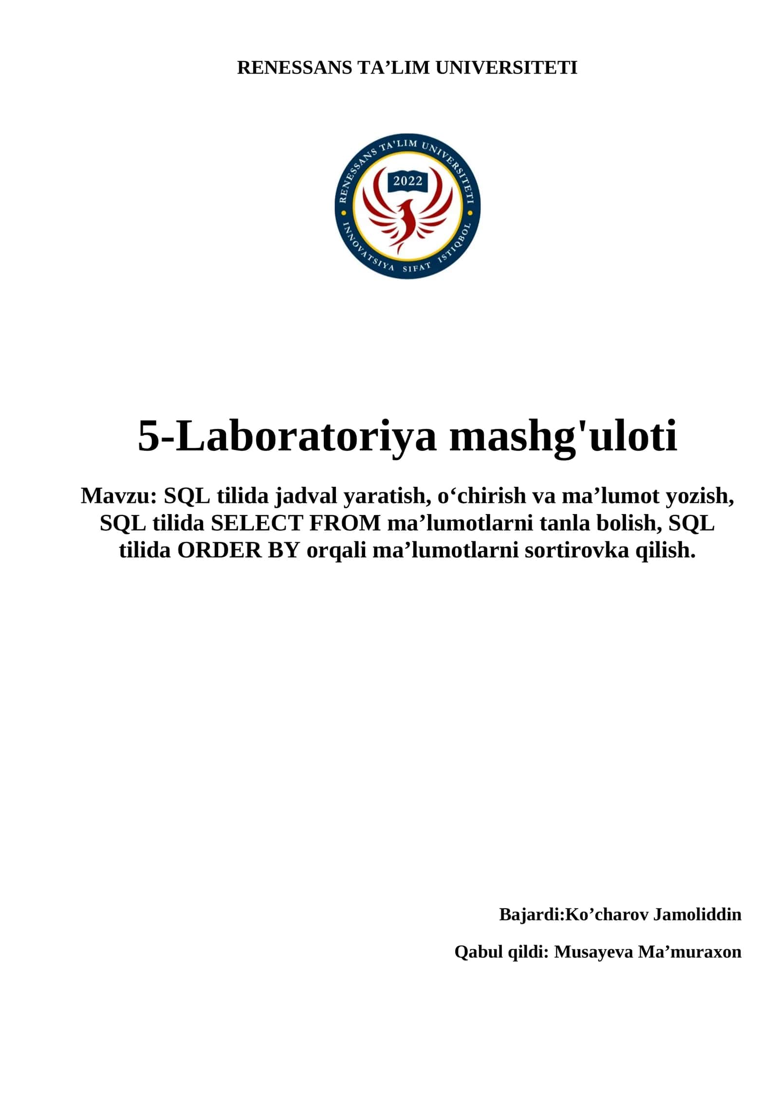5-Laboratoriya mashg'uloti 1