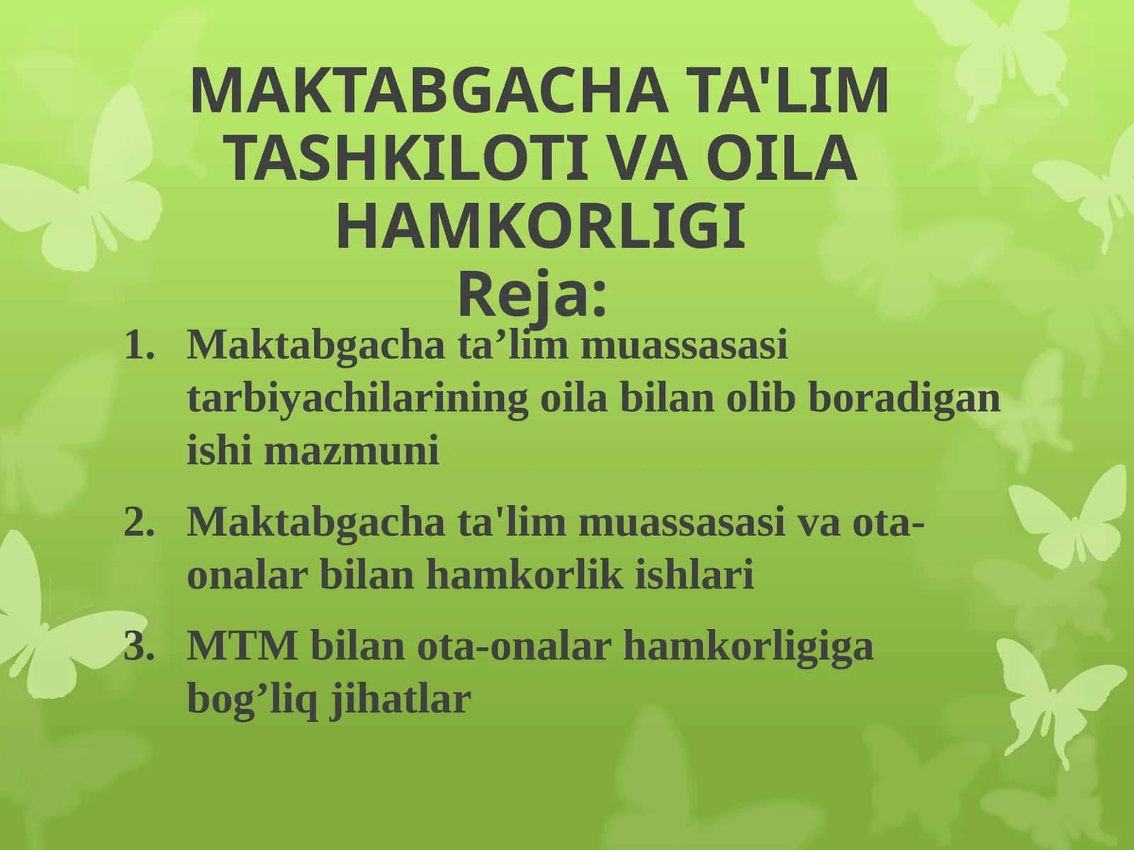 Maktabgachata’lim muassasasining oila hamkorligi 1