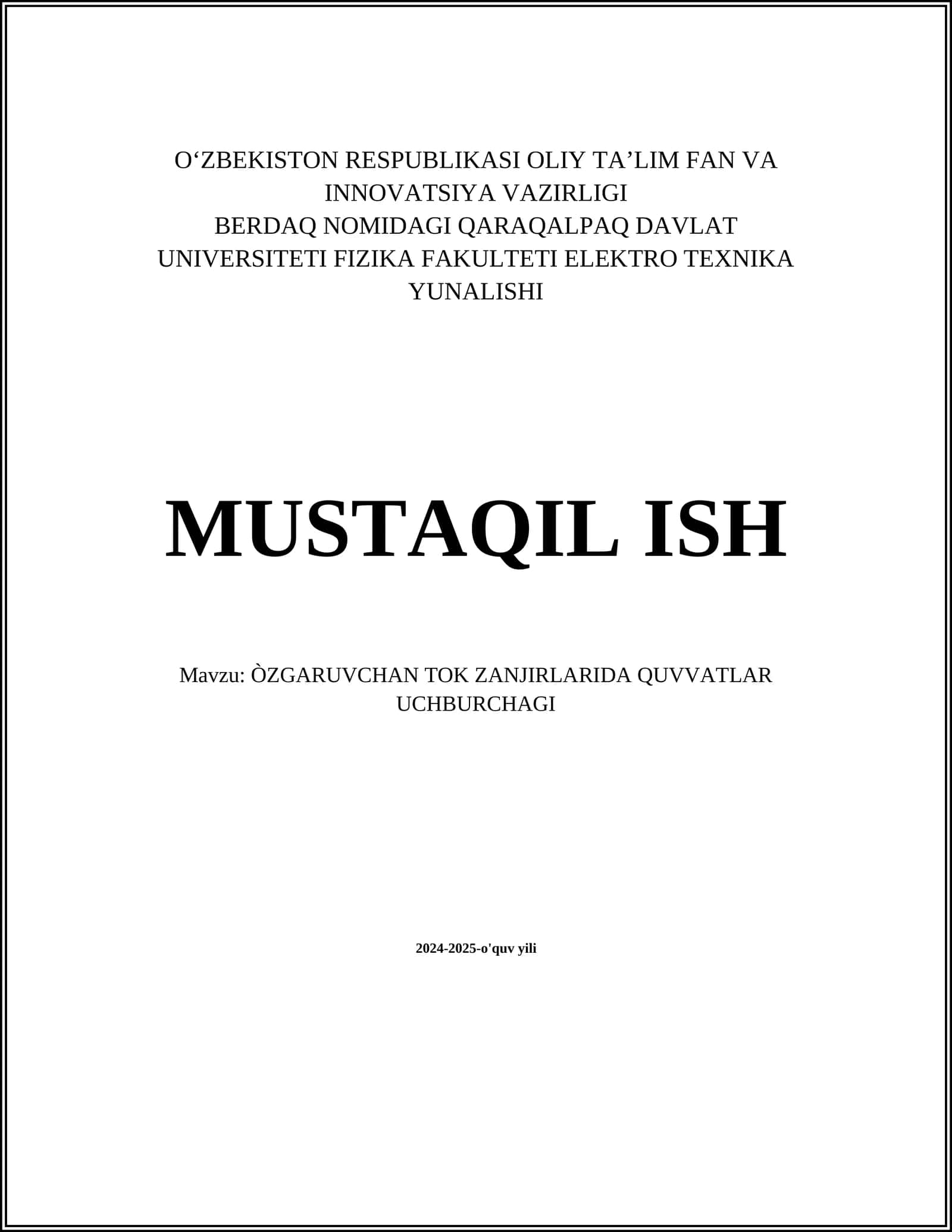 Qarorshunoslik 1