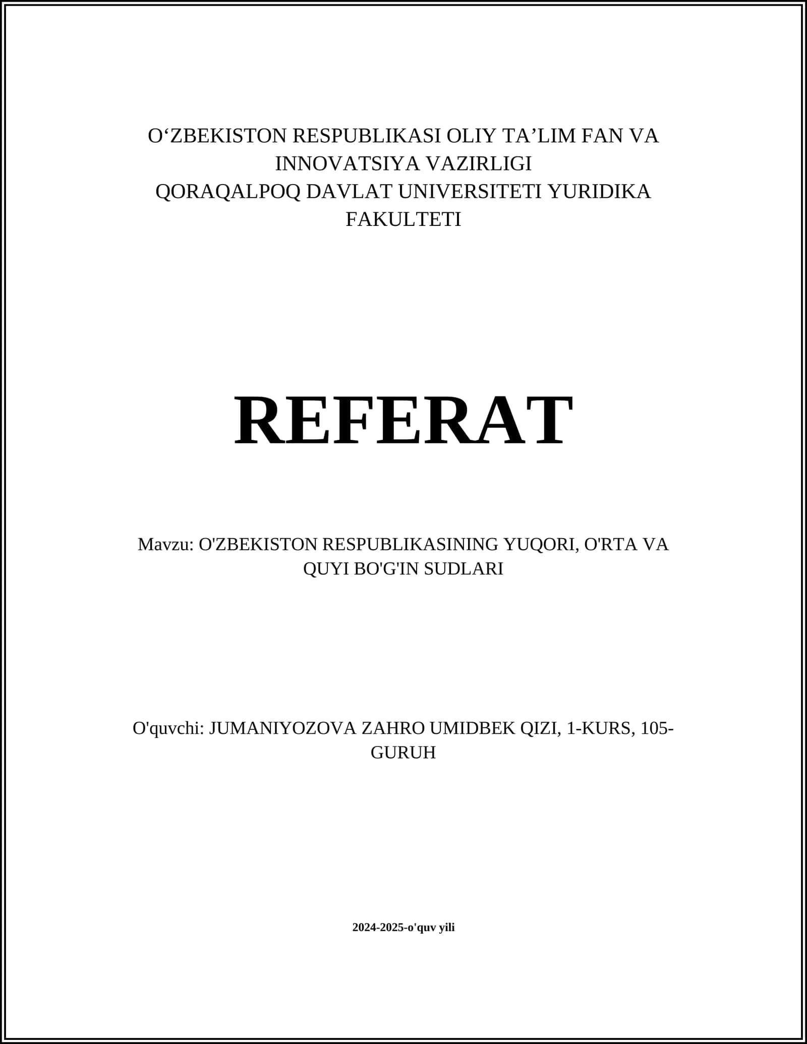 O'zbekiston Respublikasi Oliy Sudi 1