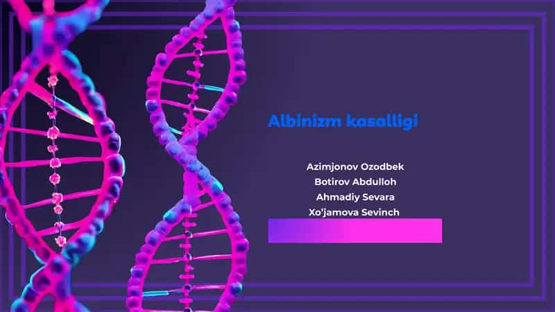 Albinizm kasalligi 1