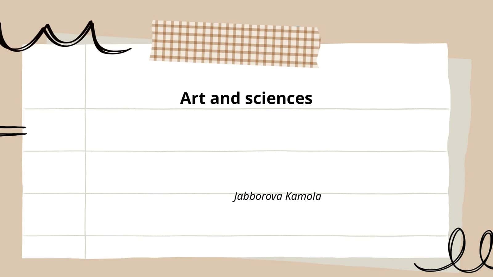 The Intersection of Art and Science 1