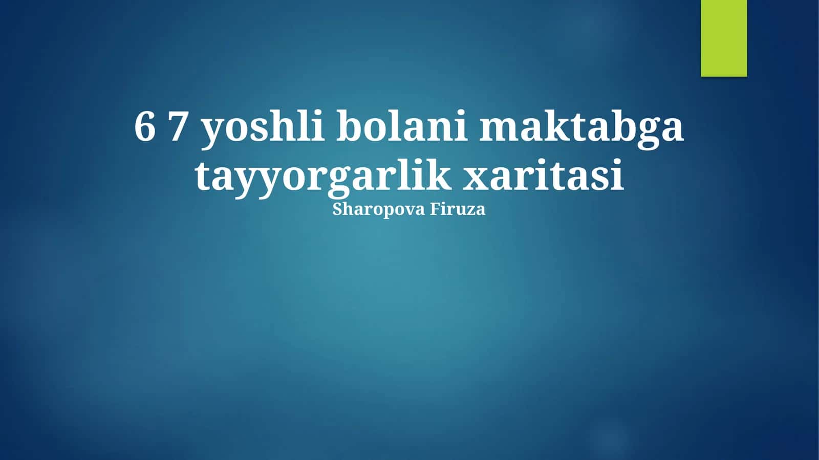 Matematik tayyorgarlik 1