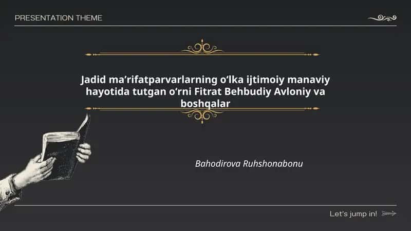 Fitrat Behbudiy Avloniy va boshqalar 1