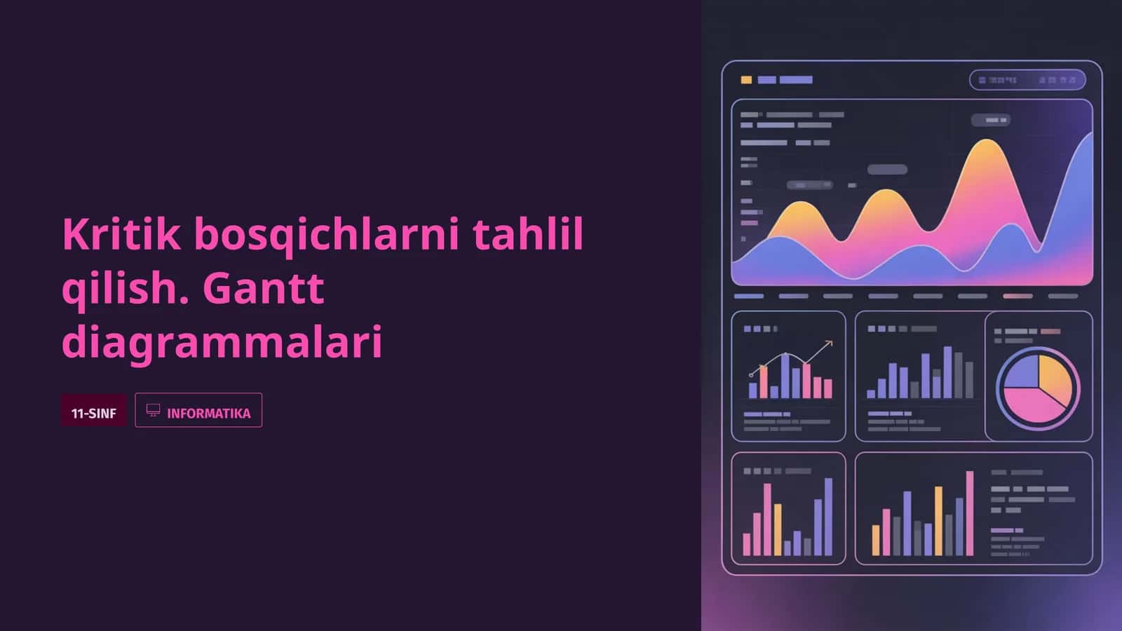 Gantt diagrammalari 1