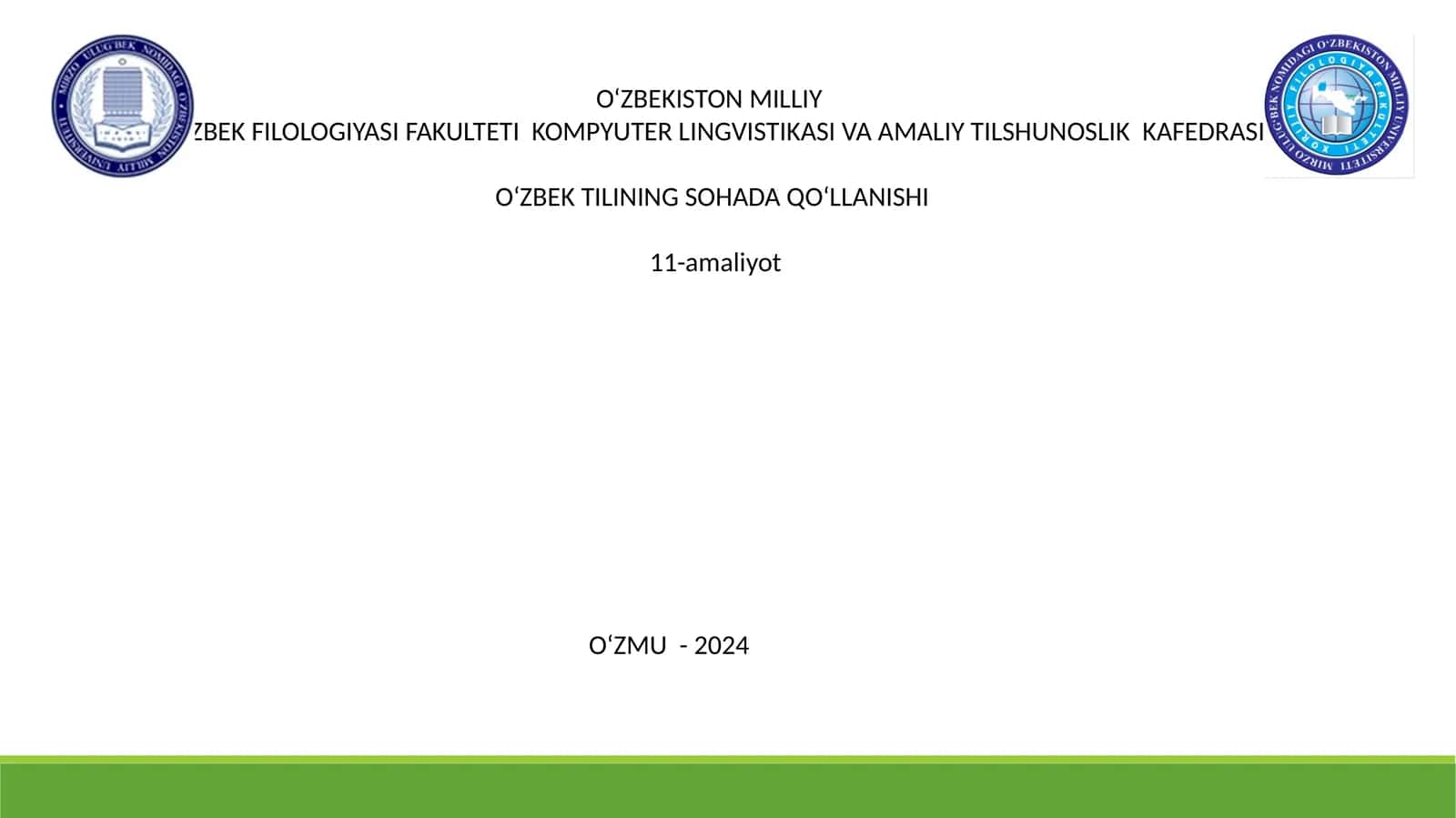 O‘ZBEK ADABIYOTINING QADIMGI MANBALARI 1