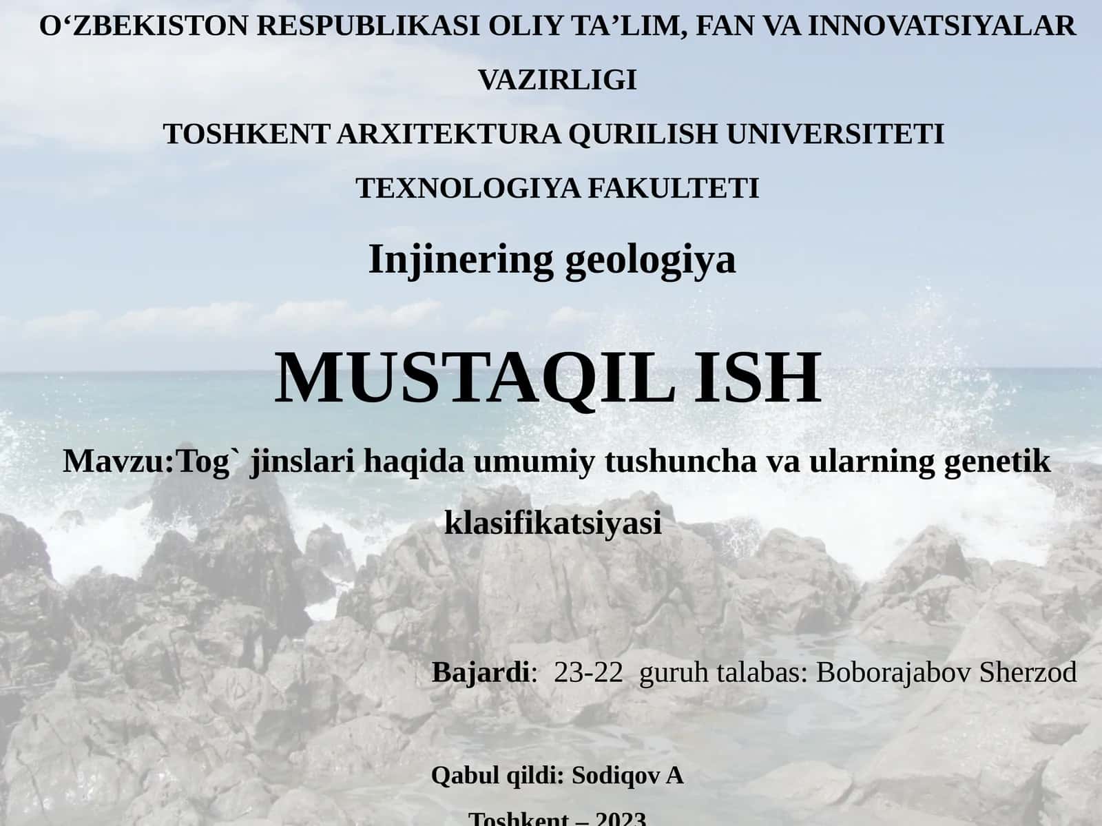 Injineringgeologiya 1