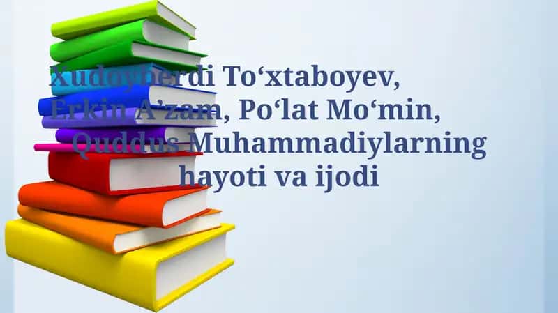 Quddus Muhammadiev: Tarjimai hol va adabiy meros 1