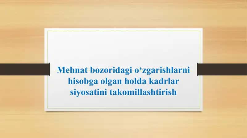 Mehnat bozori 1