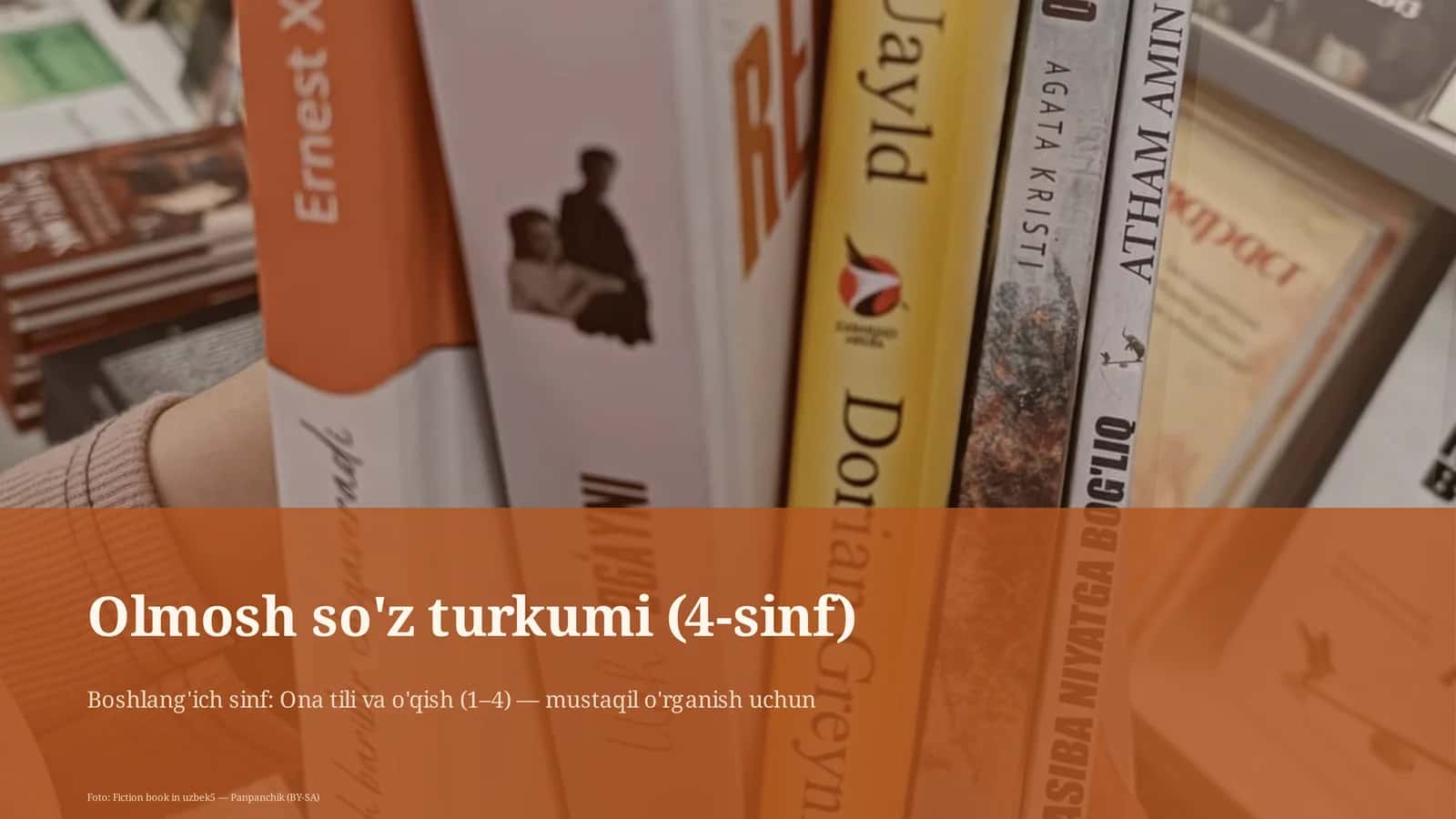 Olmosh so'z turkumi (4-sinf) 1