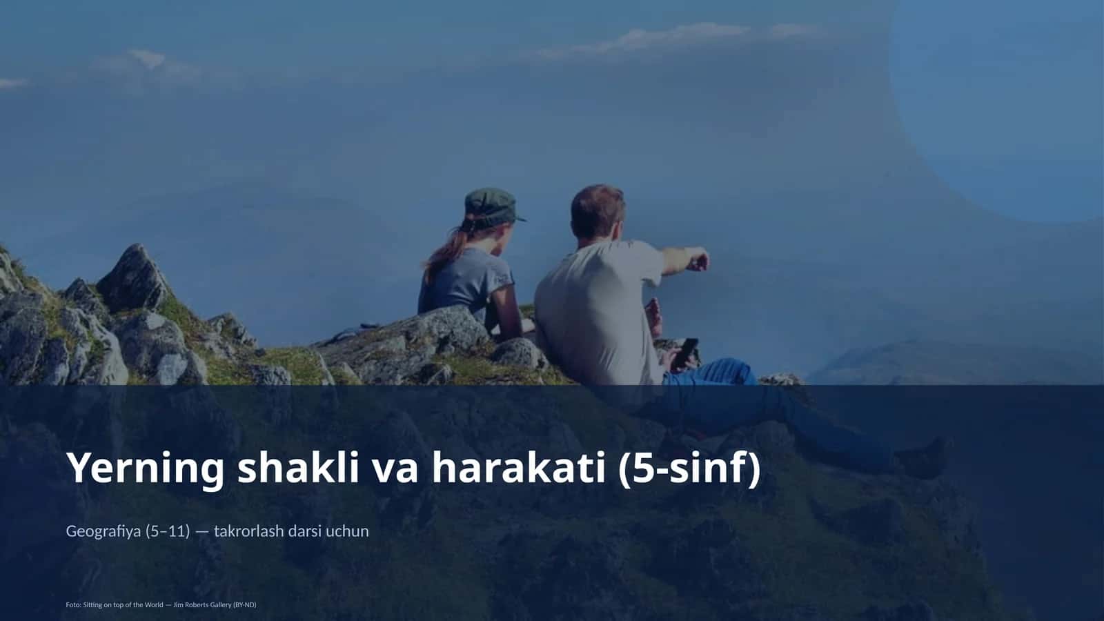 Yerning shakli va harakati (5-sinf) 1