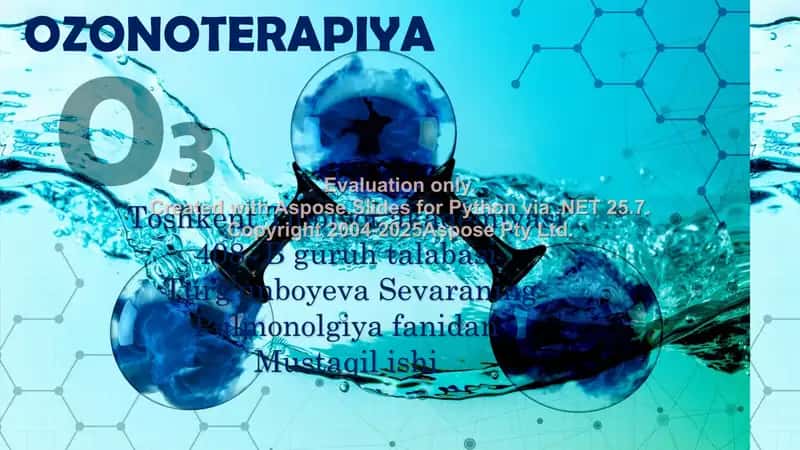 Ozonoterapiya 1