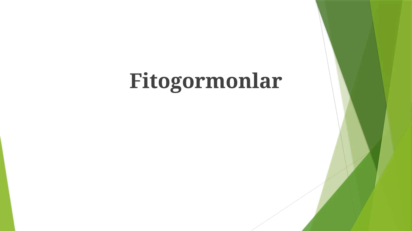 Fitogormonlar 1