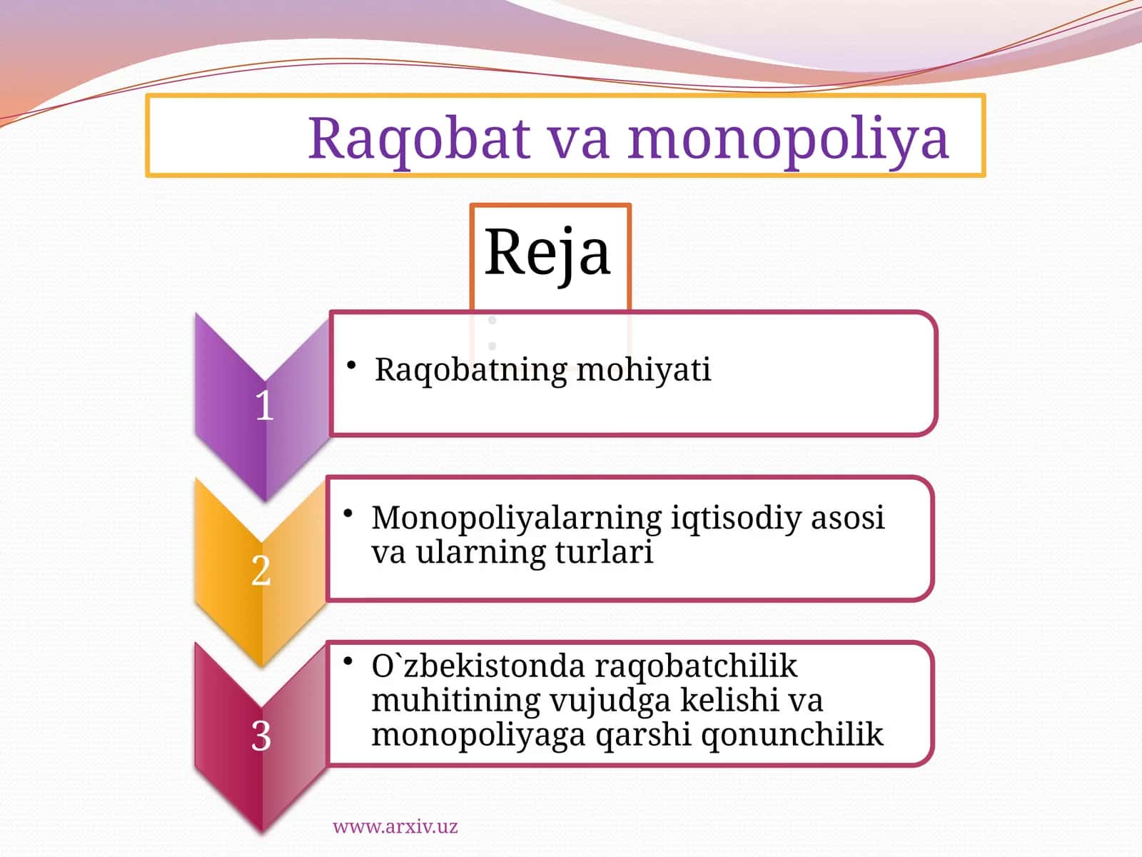 Raqobat va monopoliya 1