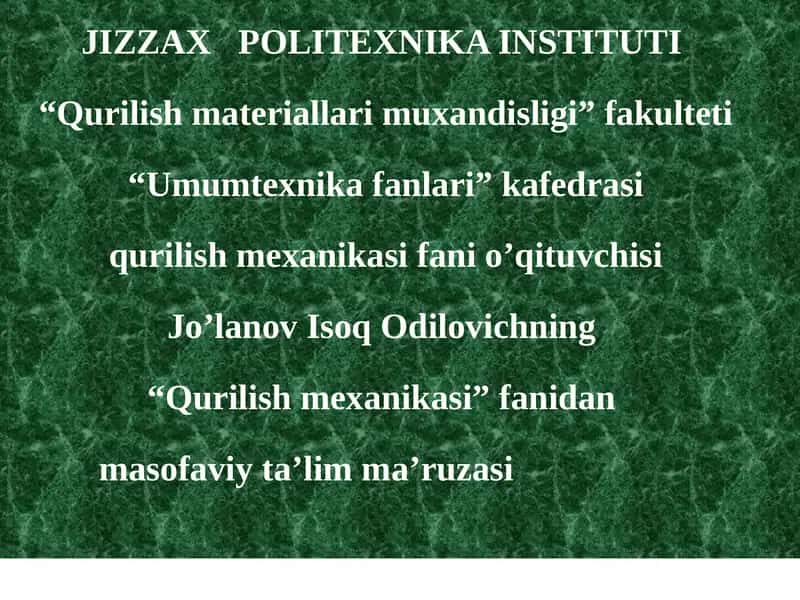 Birlikepyuralar va Kanoniktenglamakoeffitsientlari 1
