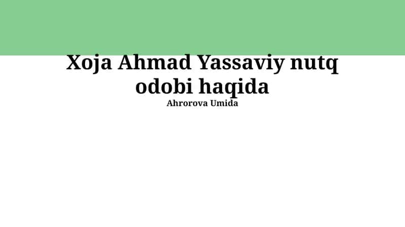 Divoni lug'atit-turk va uning ahamiyati 1