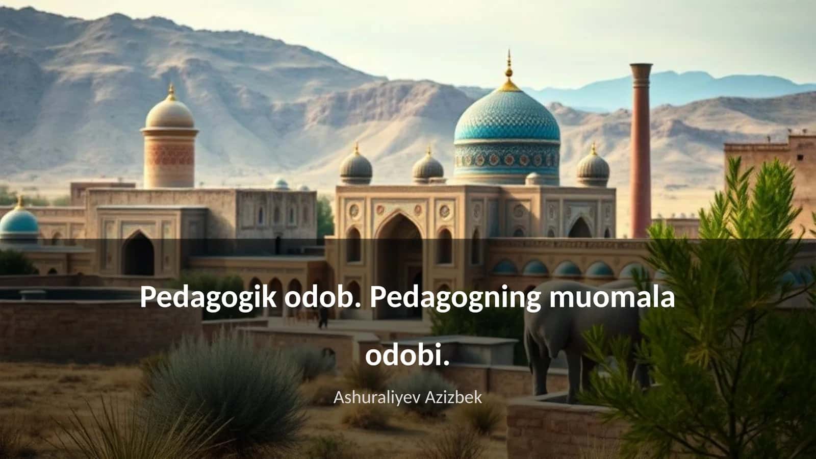 Pedagogik odob 1