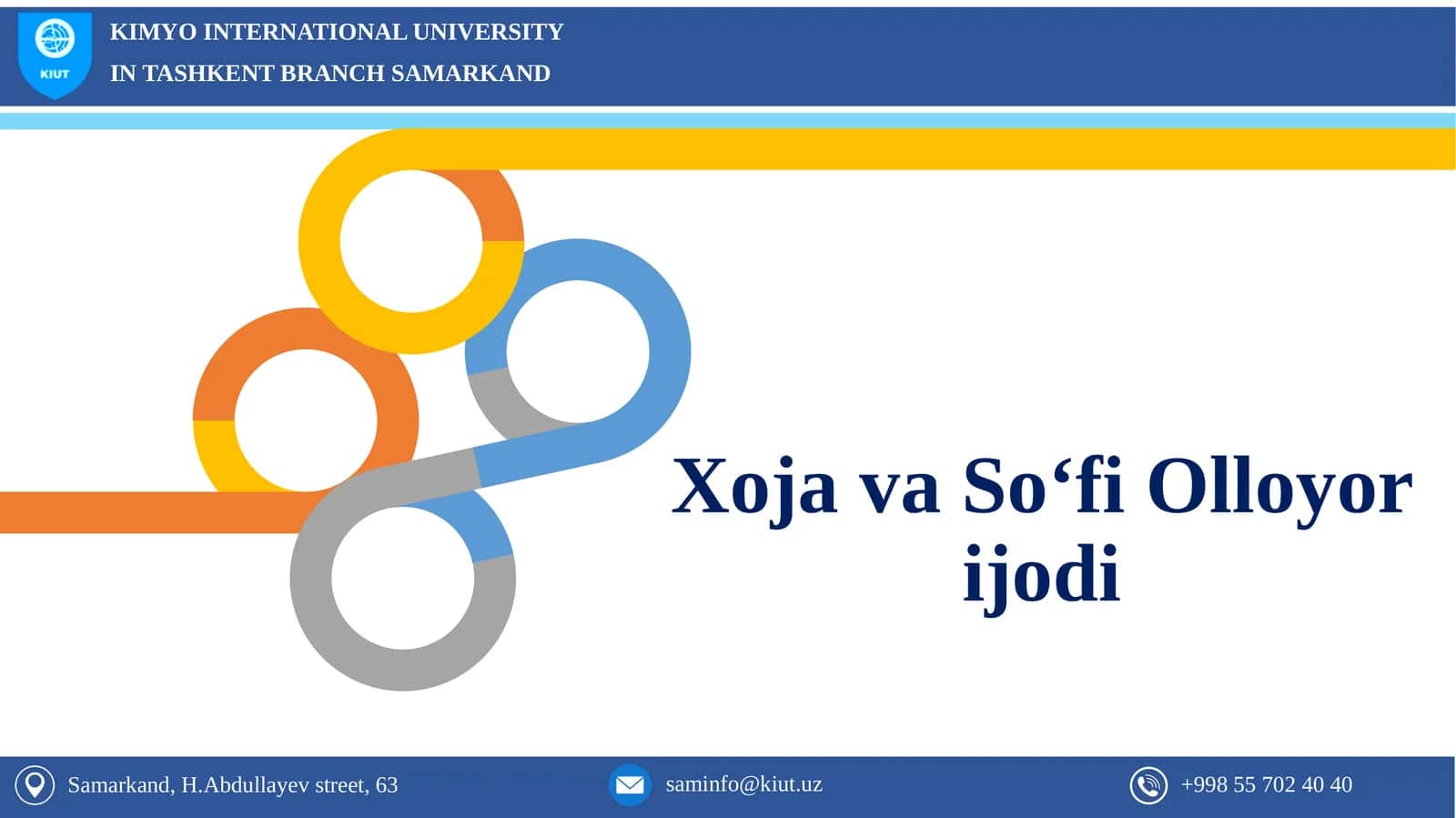 Xoja hayoti va ijodi manbalari 1