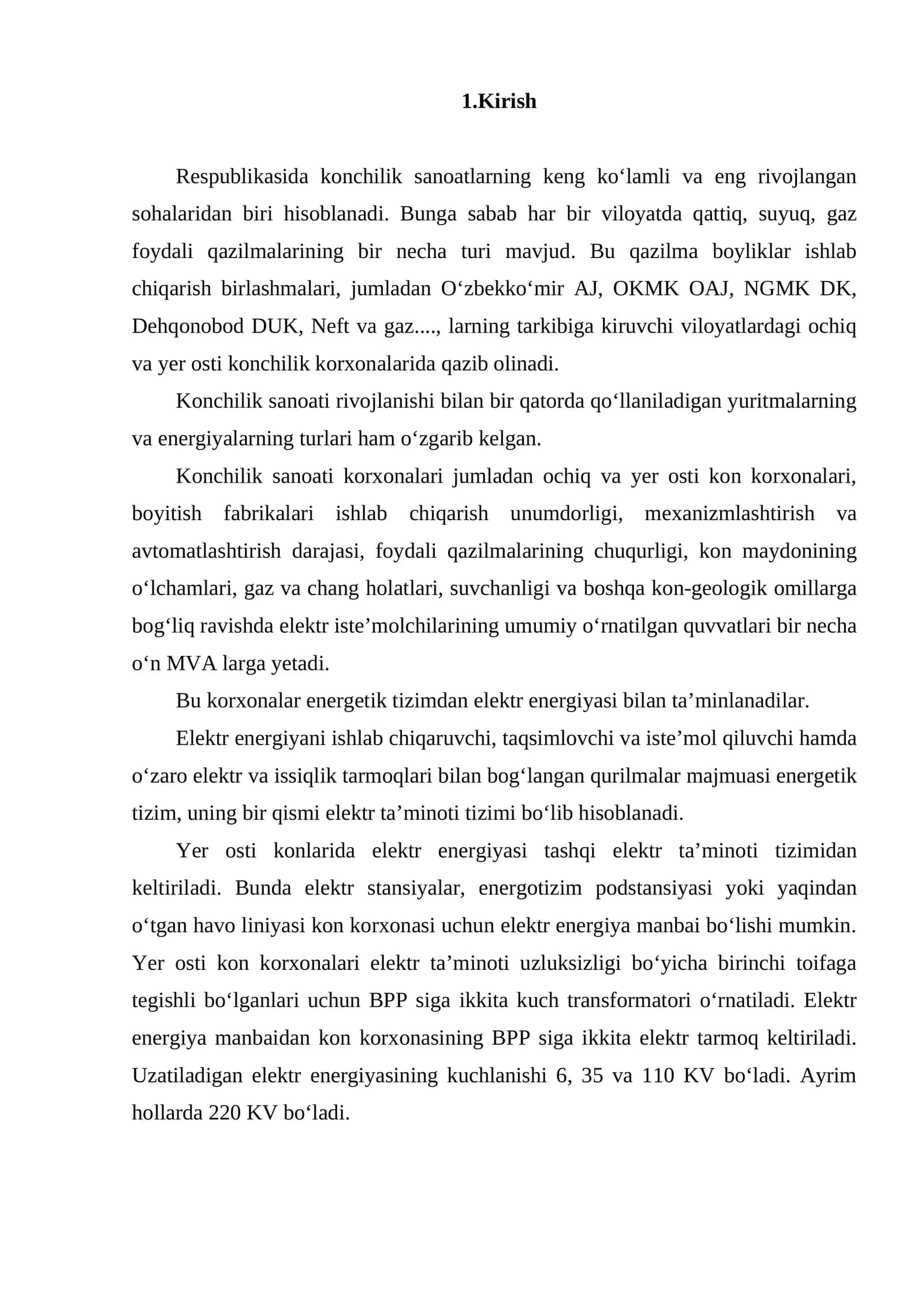 Konchilik sanoati 1
