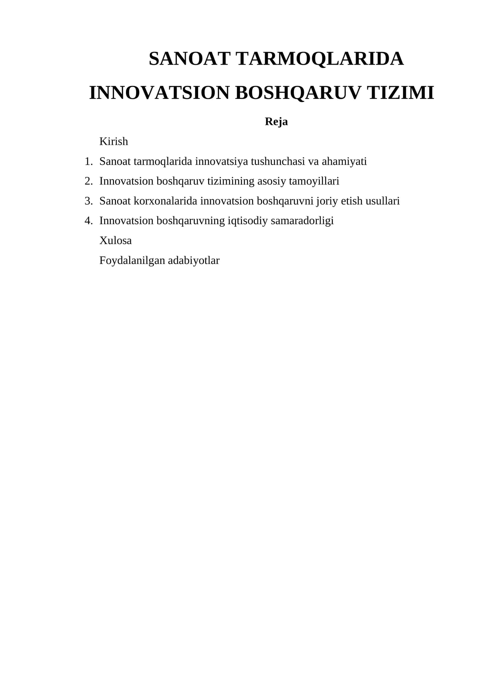 SANOAT TARMOQLARIDA INNOVATSION BOSHQARUV TIZIMI 1