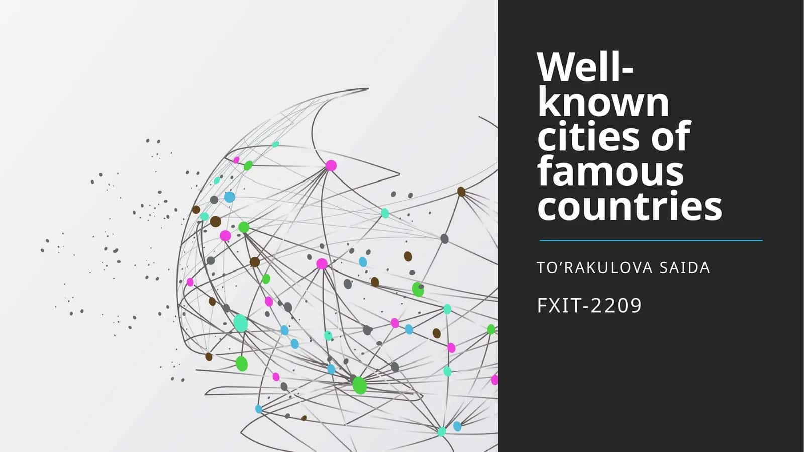 Well-known cities of famous countries 1