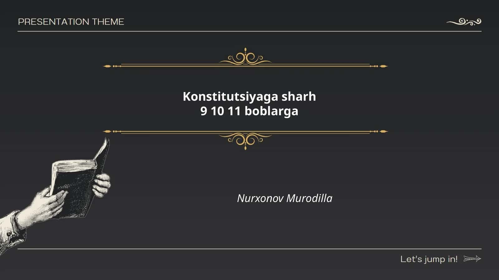 O'zbekiston Respublikasi Konstitutsiyasi Sharhi 1