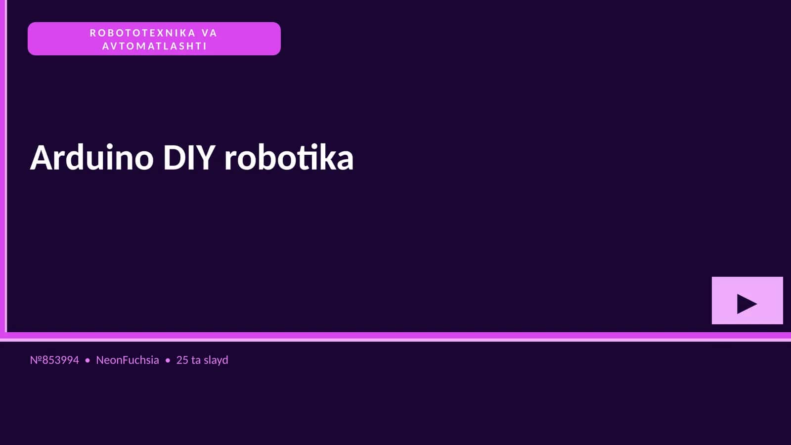 Arduino DIY robotika 1