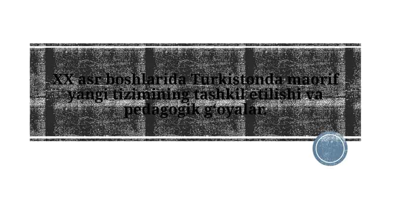 Avloniy hayoti 1