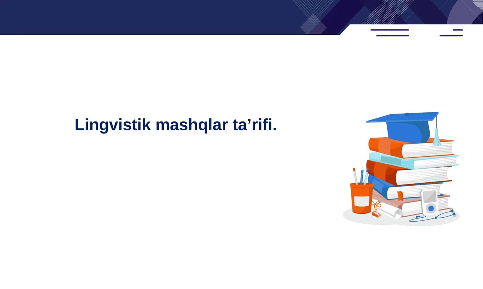 Lingvistik mashqlar 1