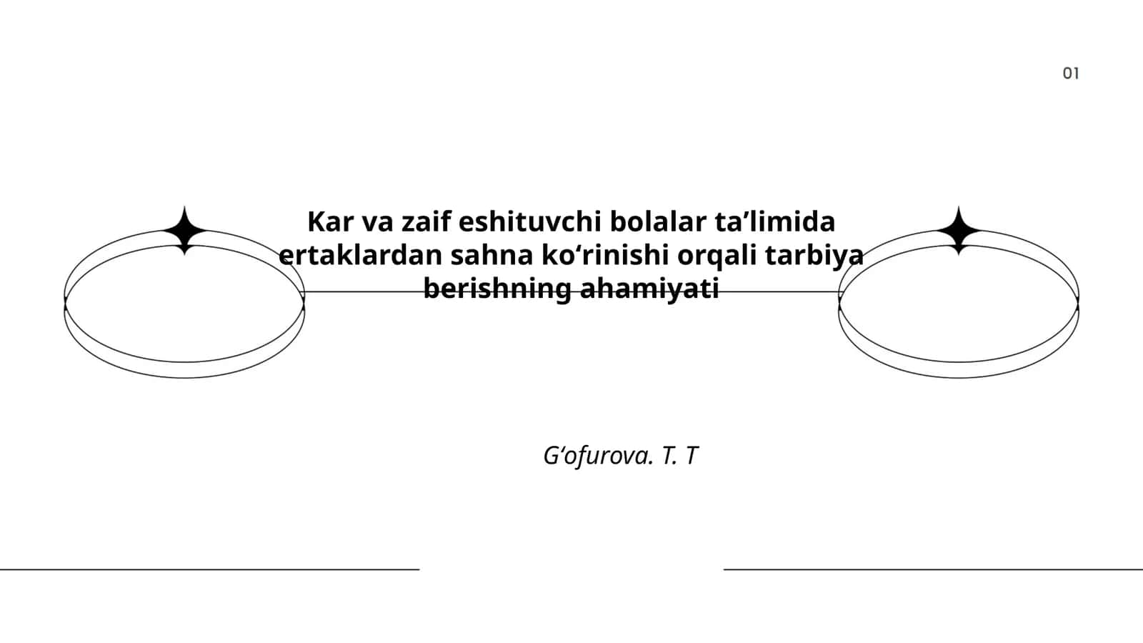 Kar va zaif eshituvchi bolalar taʼlimida 1