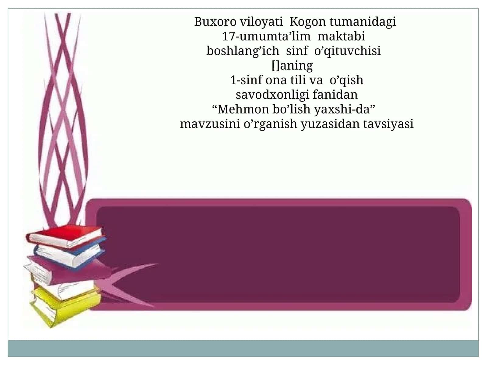 “Mehmon bo’lish yaxshi-da” 1