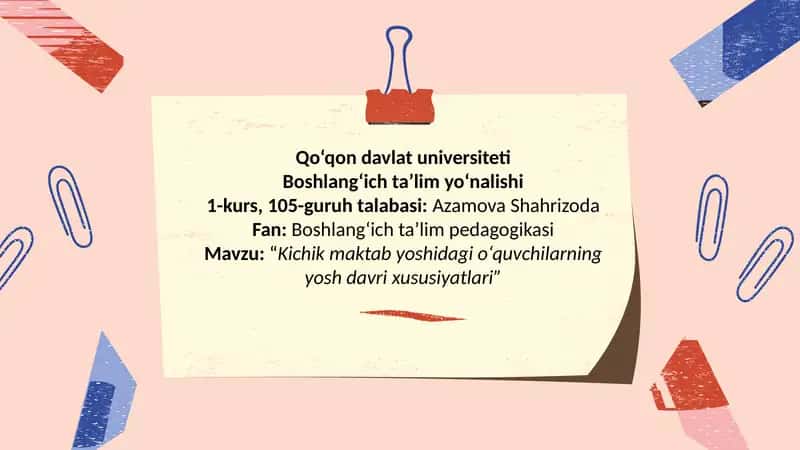 Boshlang‘ich ta’lim pedagogikasi 1