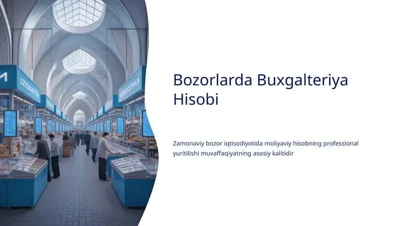 Bozorlarda Buxgalteriya Hisobi 1