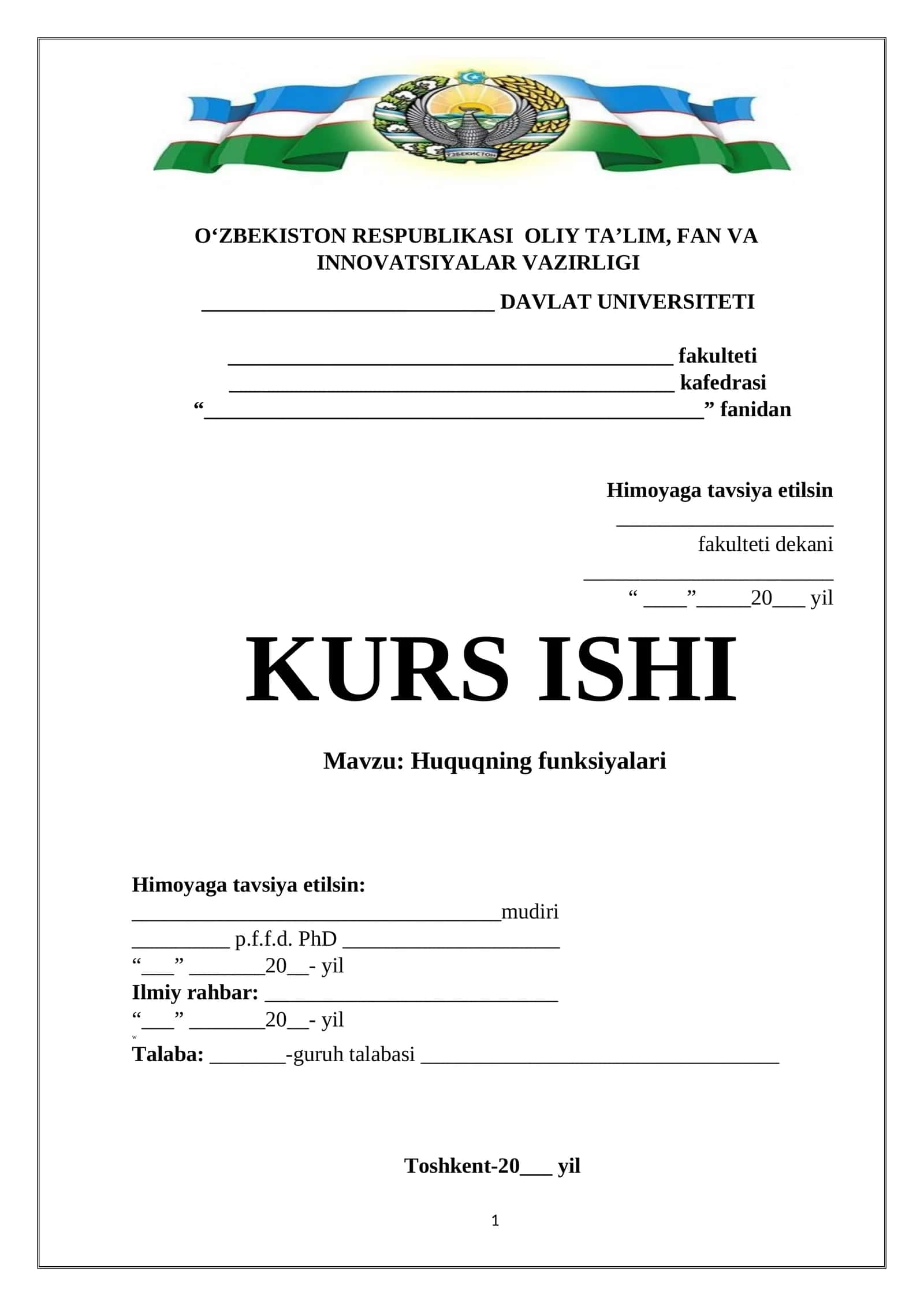 Huquqning funksiyalari 1