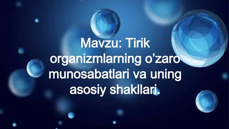 Parazitizm va parazitlar 1