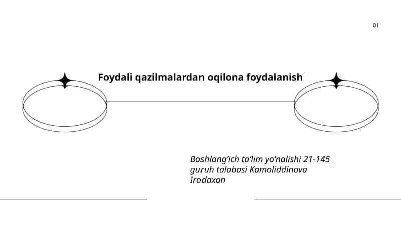 Foydali Qazilmalar 1