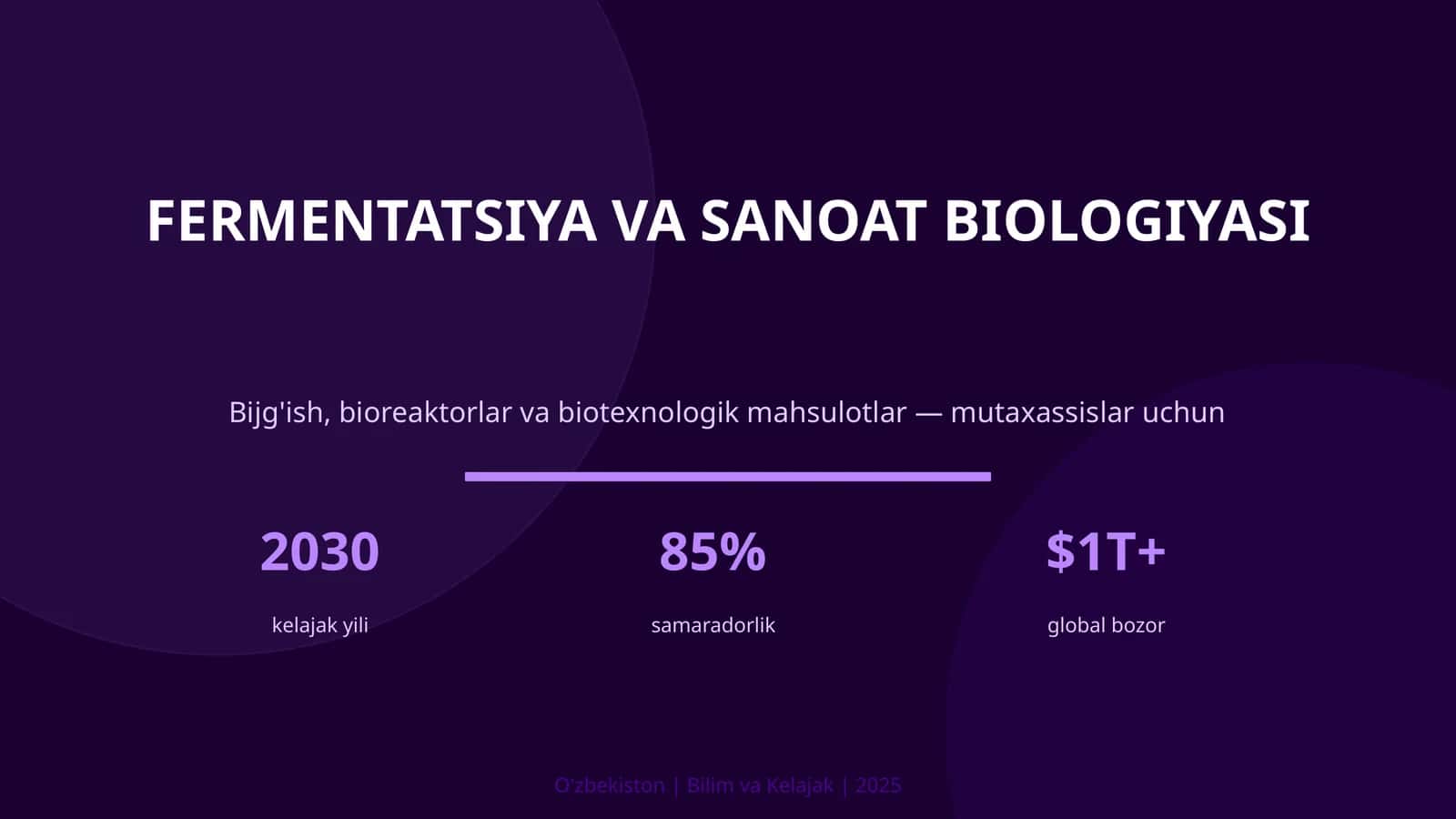 Fermentatsiya va sanoat biologiyasi 1