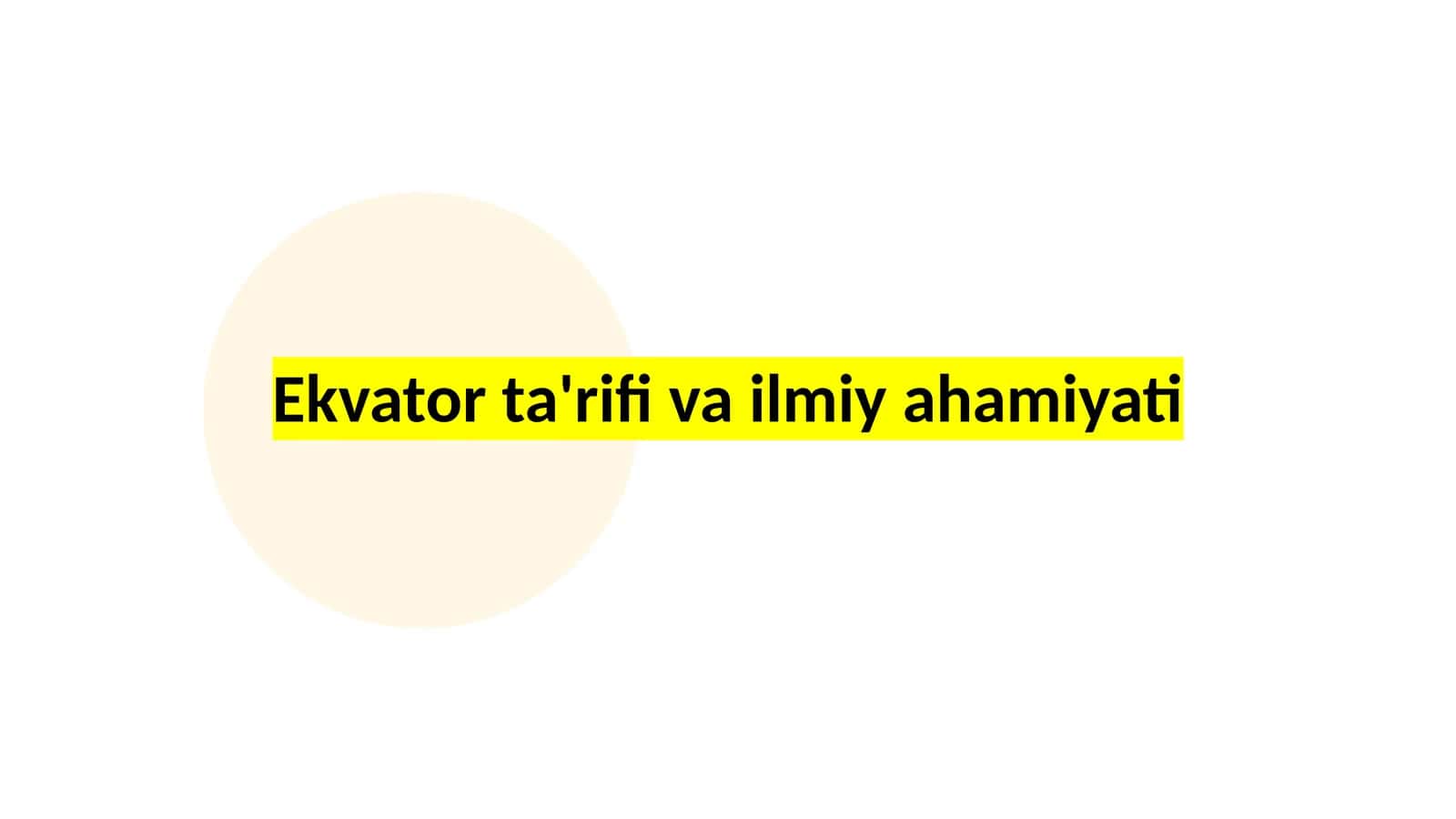 Ekvatorta'rifivailmiyahamiyati 1