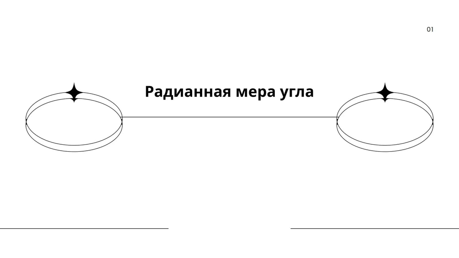 Радианная мера угла 1