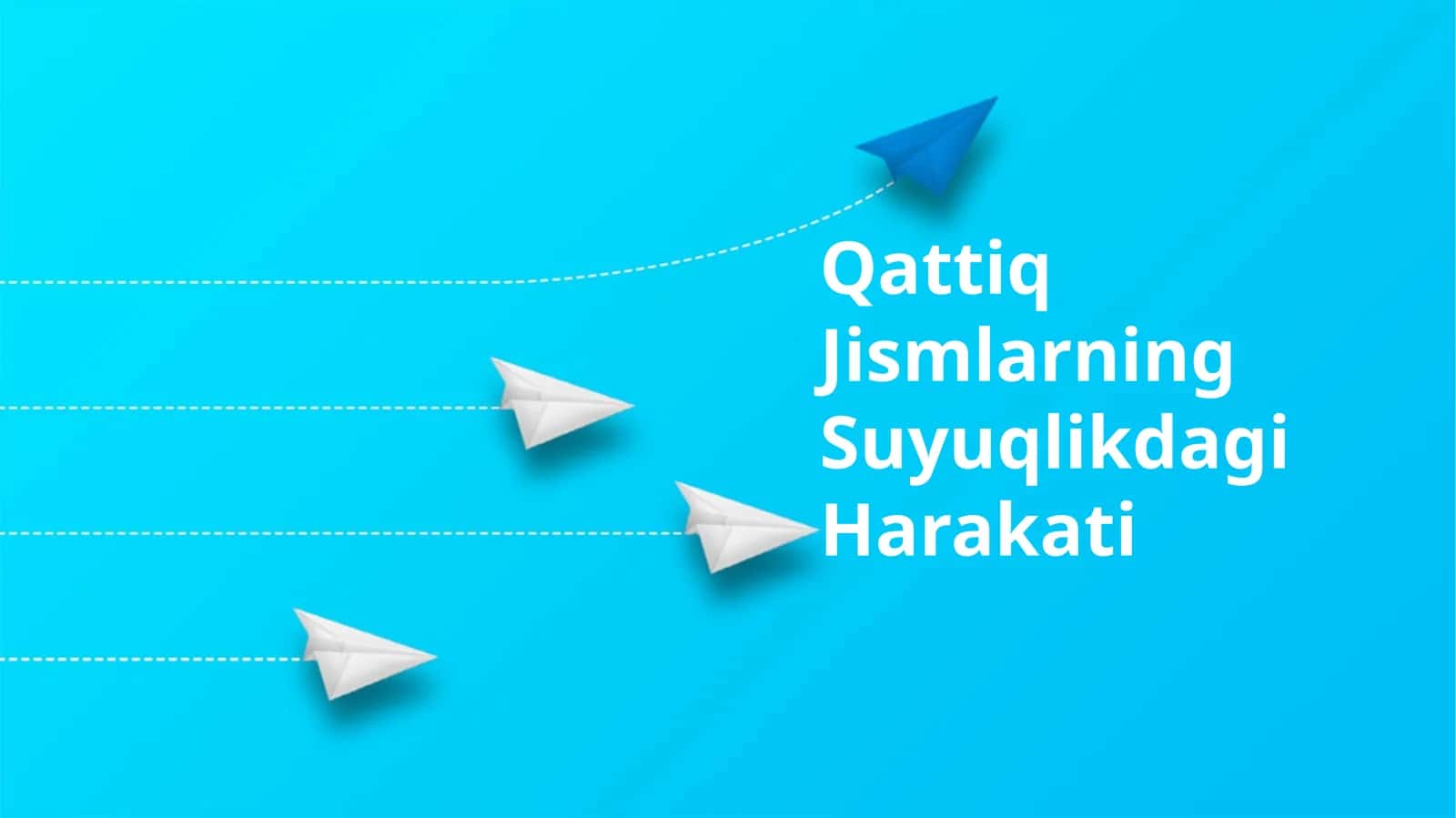 Qattiq Jismlarning Suyuqlikdagi Harakati 1