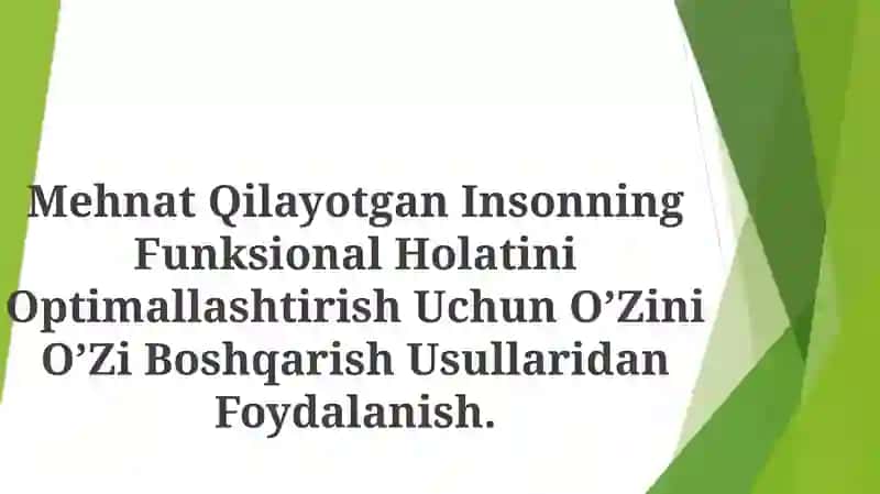 Özyönetim Teknikleri