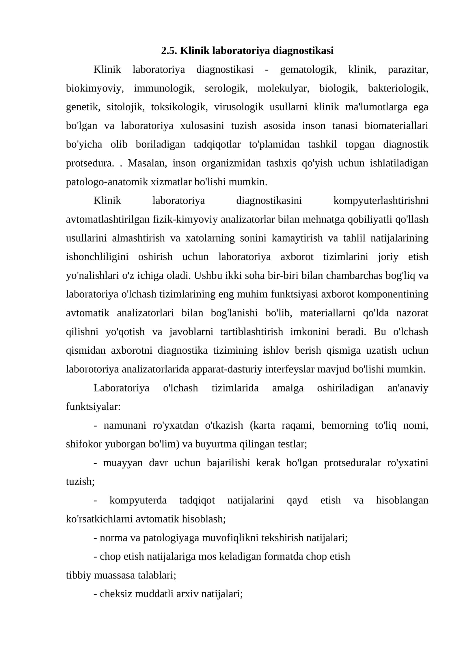 Klinik laboratoriya diagnostikasi 1