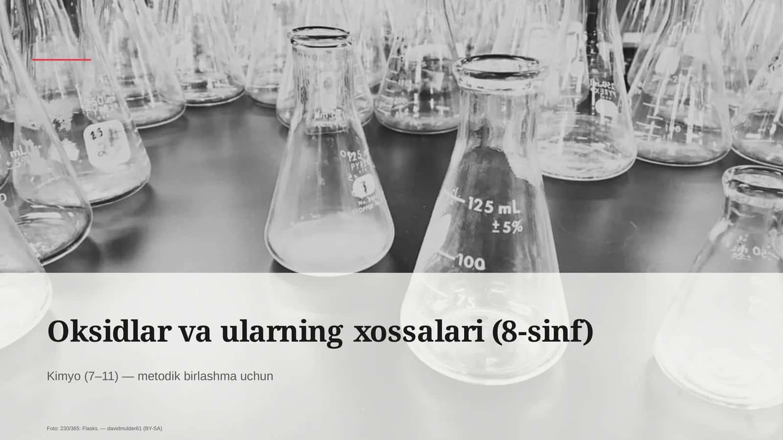 Oksidlar va ularning xossalari (8-sinf) 1