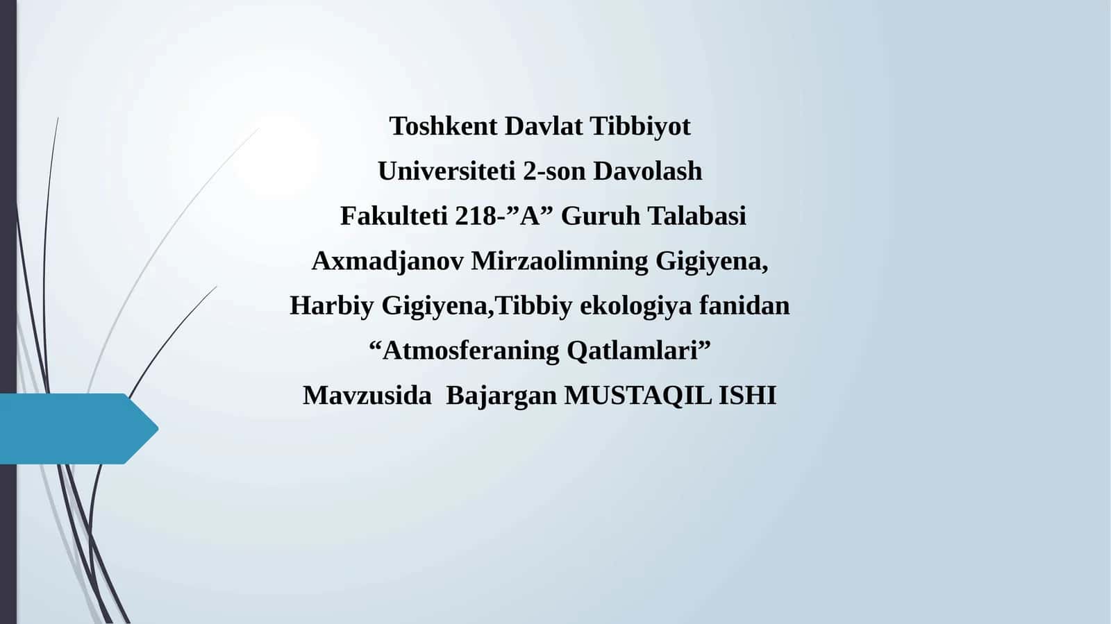 Atmosferaning Qatlamlari 1