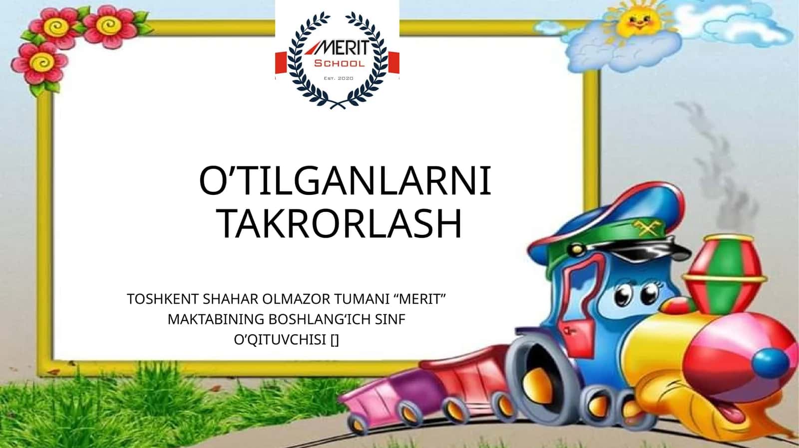 O’tilganlarni takrorlash 1