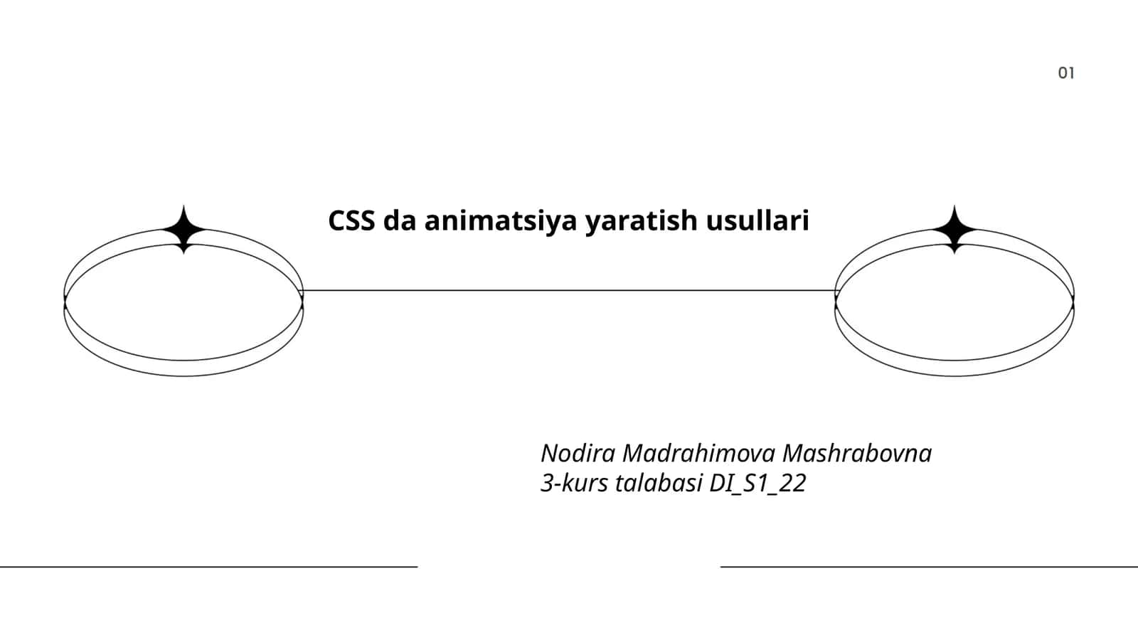 CSS da animatsiya yaratish usullari 1