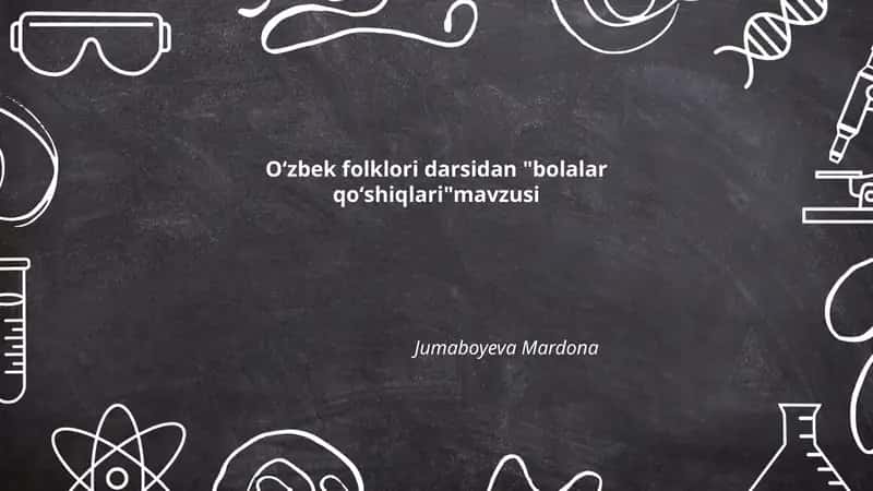 Bolalar qoʻshiqlari 1